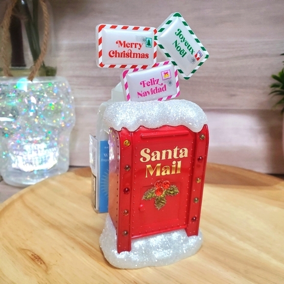 Bath & Body Works Wallflower Plug In Night Light Holiday Santa Edition NEW * - Picture 1 of 6